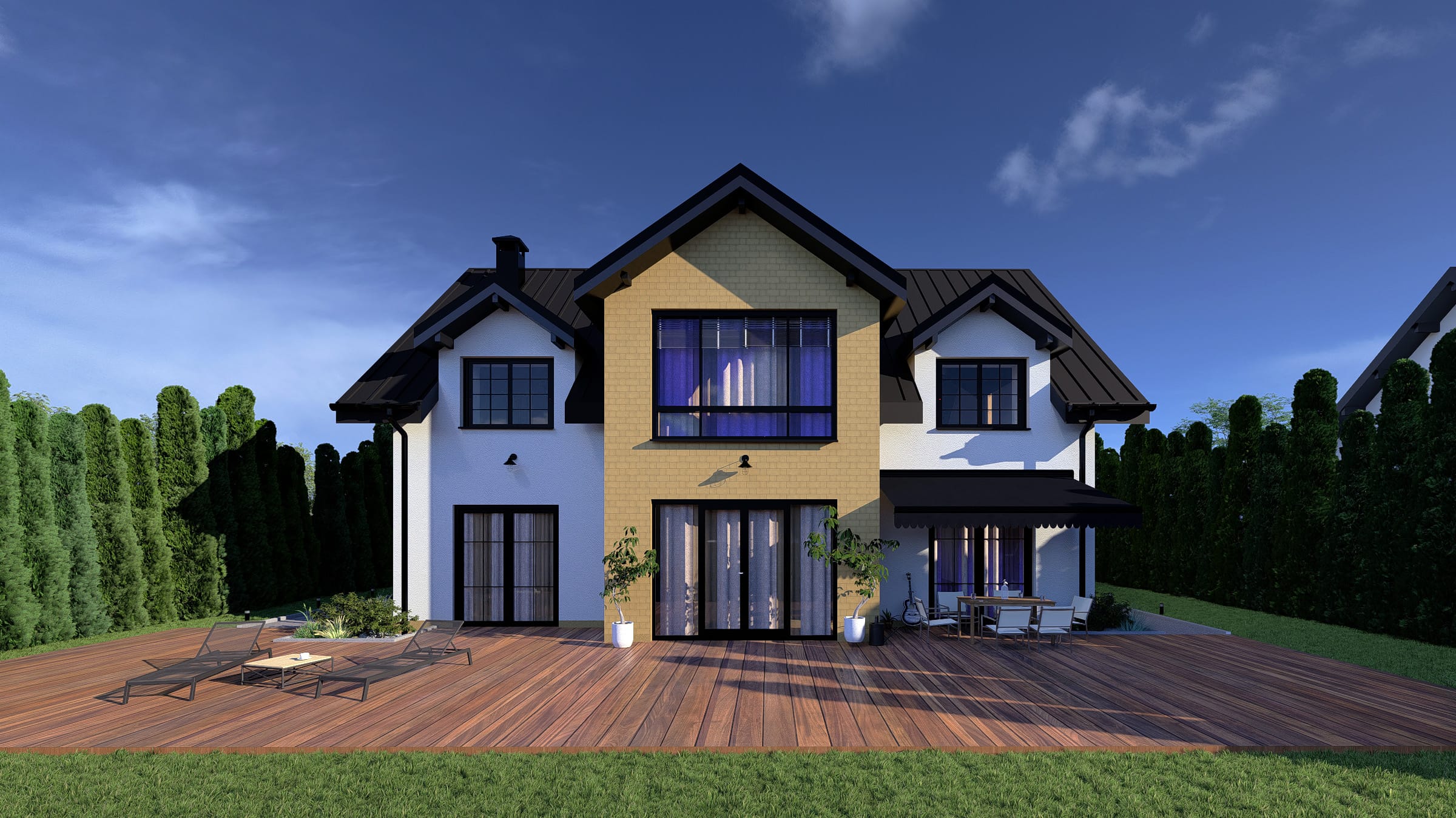 fotorealistická vizualizace novostavby